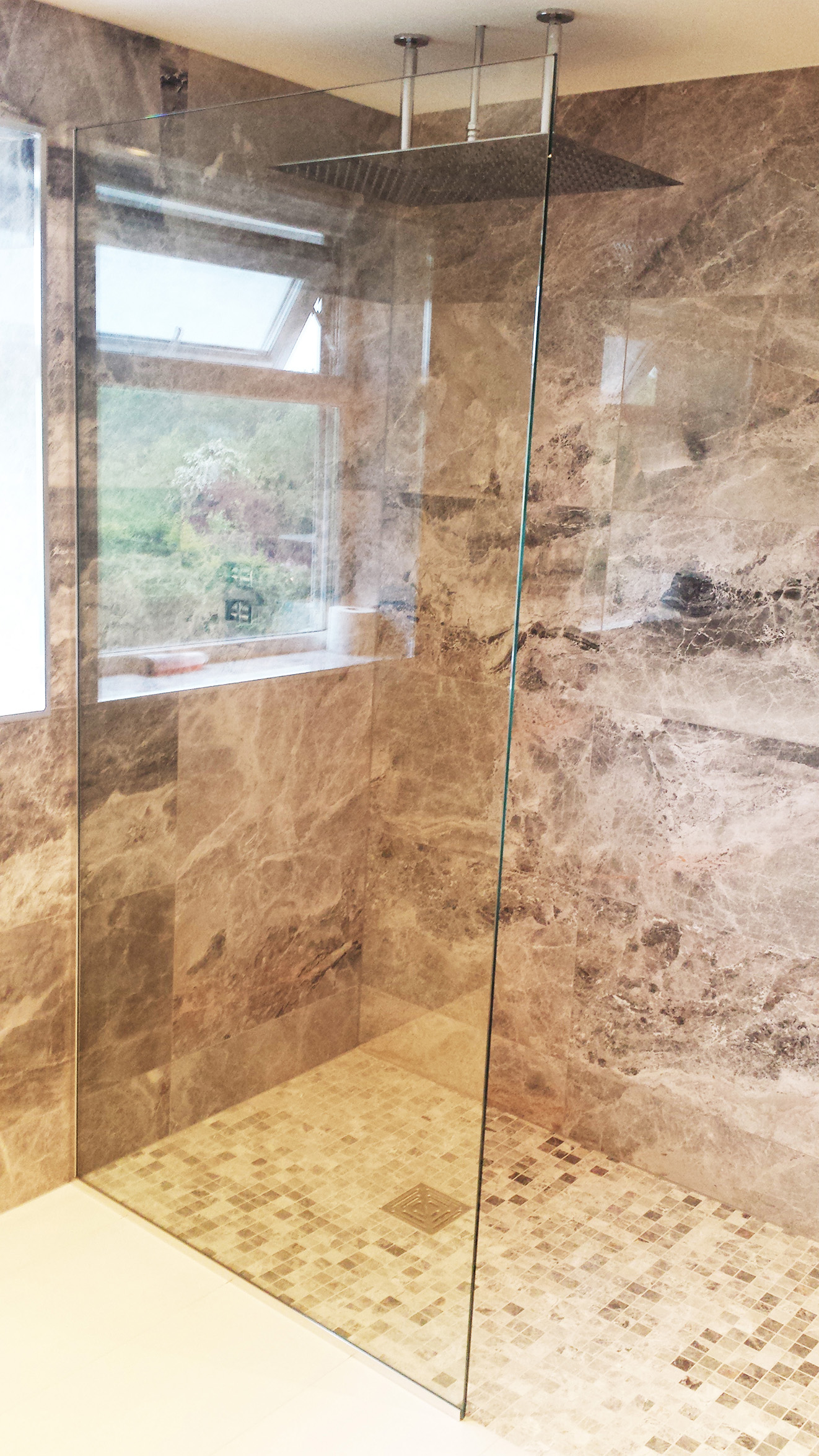 Shower Screen Toughened Glass for Bathroom